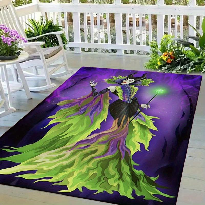 

1pc Villain Pattern Area Rug Soft Flannel Floor Mat for Living Room, Bedroom, Kitchen, Sofa Coffee Table Floor Mat, Machine Washable 60cm by 90cm