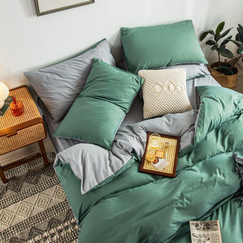 Duvet Cover Nordic Modern Fashion Washable Household Bedroom Dormitory Students Queen Bedding Skin-friendly Comfortable Textile