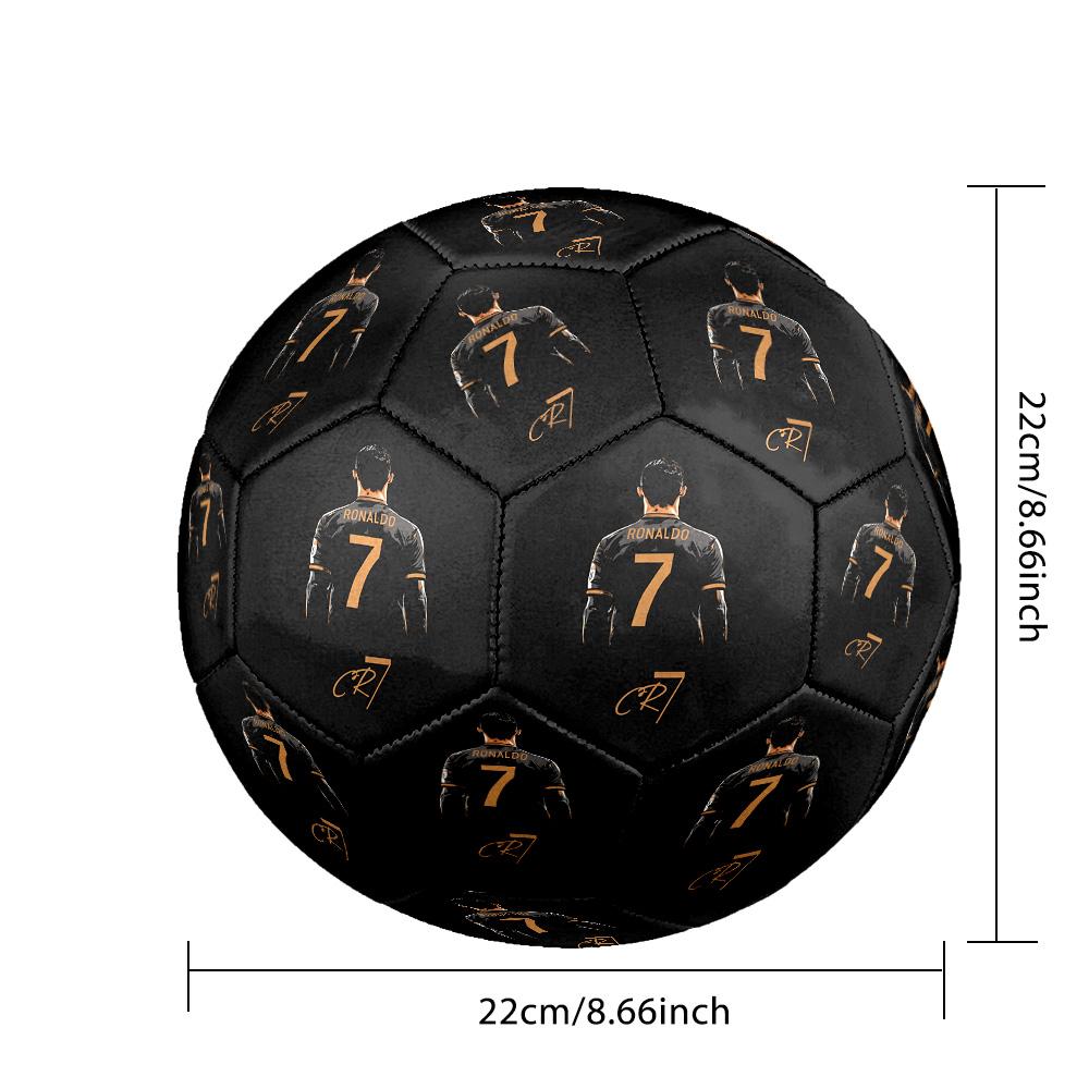 Ronaldo's Legacy Soccer Soccer Ball Size 5 Football Machine-Stitched Indoor/Outdoor Universal Football Perfect Gift for Sports Enthusiasts