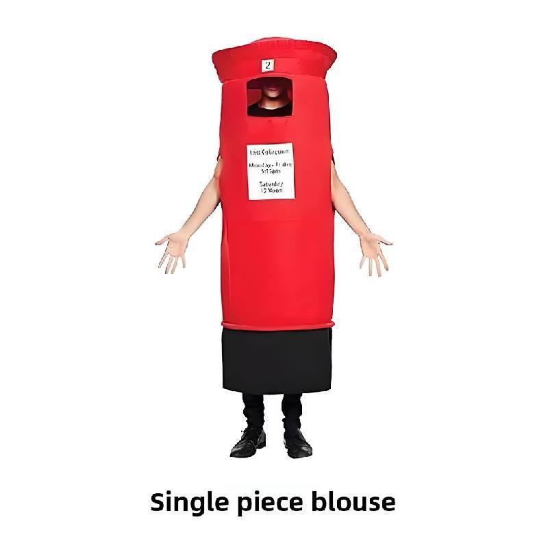 Postal Worker Cosplay Costume For Kids With Soft Polyester Fabric For Halloween And Themed Parties