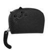 Mini-Portemonnaie für Damen und Große Katze Echtes RFID-Skimming-Karten-Münzkarten-Geschenkverpackung Schwarz [Zcoli] Herren, Bi-Fold-Portemonnaie, Kapazität, Design, Leder,