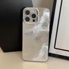 Glacier Pattern Phone Case & Lens Protector for iPhone 13/14/15/16 Promax - Glitter High-End Niche Design