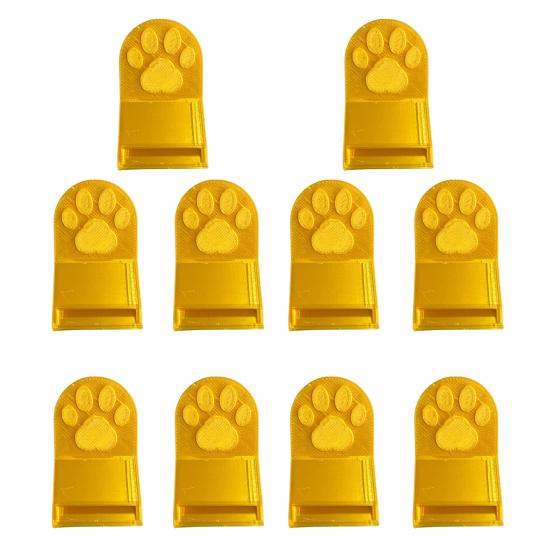 5/10Pcs 3D Printed Can Opener Cat Paw Manual Can Opening Tool Kitten Dog Food Can Tab Opener Kitchen Gadget Seniors Arthritis Chef Gift