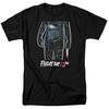 Friday the 13th 13th Poster Adult 18/1 T-Shirt Black