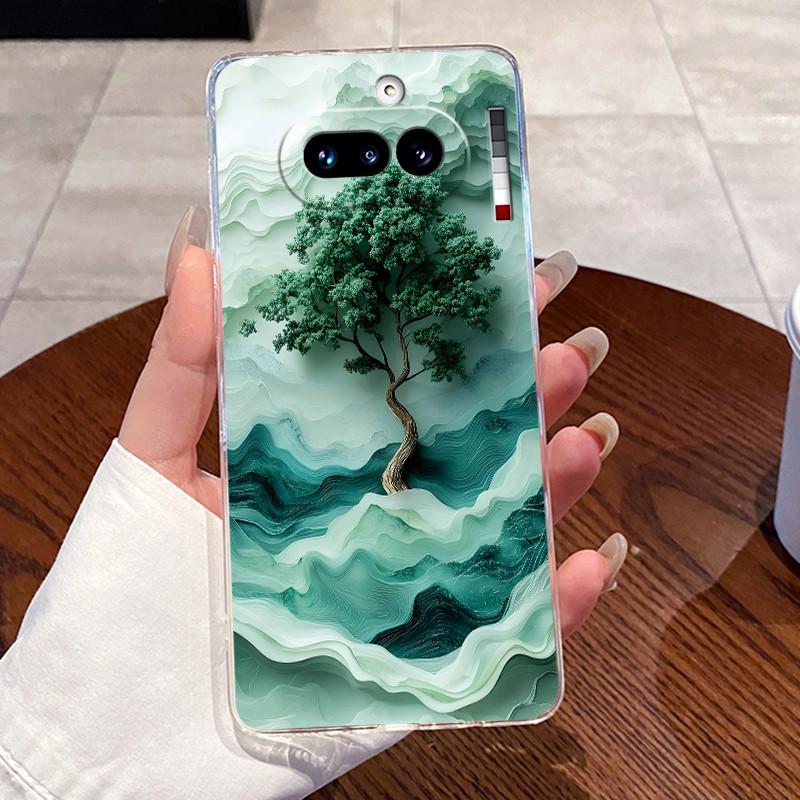 Jelly Casing For Nothing Phone 4A Capa Coque Clear Silicone Soft TPU Back Cover Cute Cat Rabbit Heart Protective Case Fundas