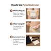 Sofy Body Fit Unbleached Overnight Period Panties Large 4 Pants x 3 Packs 12 Pants