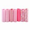 7Pcs Pure Cotton Material Fabric Bundle 50*50cm Square Size Pre-cut Fabric  Dorm Bedding Making