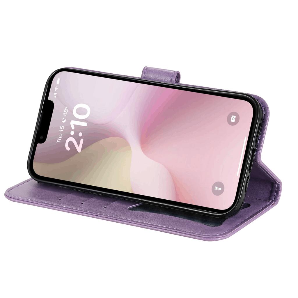 For iPhone 16e Case Floral Pattern PU Leather Wallet Stand Phone Cover