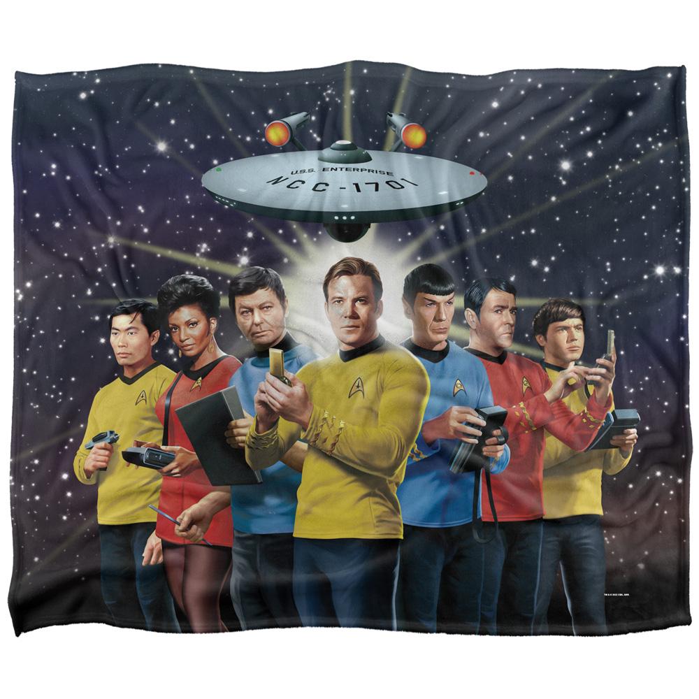 Star Trek Original Silky Crew Supersoft Blanket