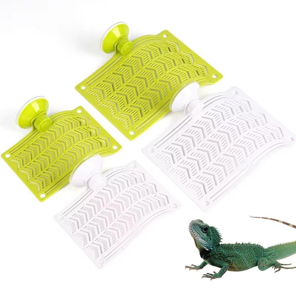 Suction Cup Lizard Climbing Hanging Bed with Rope Sun Mat Hammock Pet Cradle Crawler  Frogs