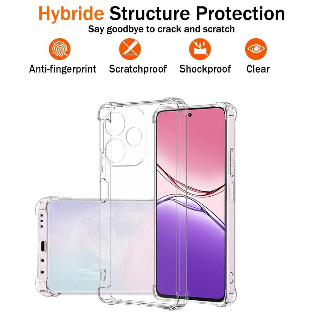 TPU Transparent Case for OPPO A5 Pro 5G 4G Protective Cover Four Corners Shockproof Bumper Coque Fundas