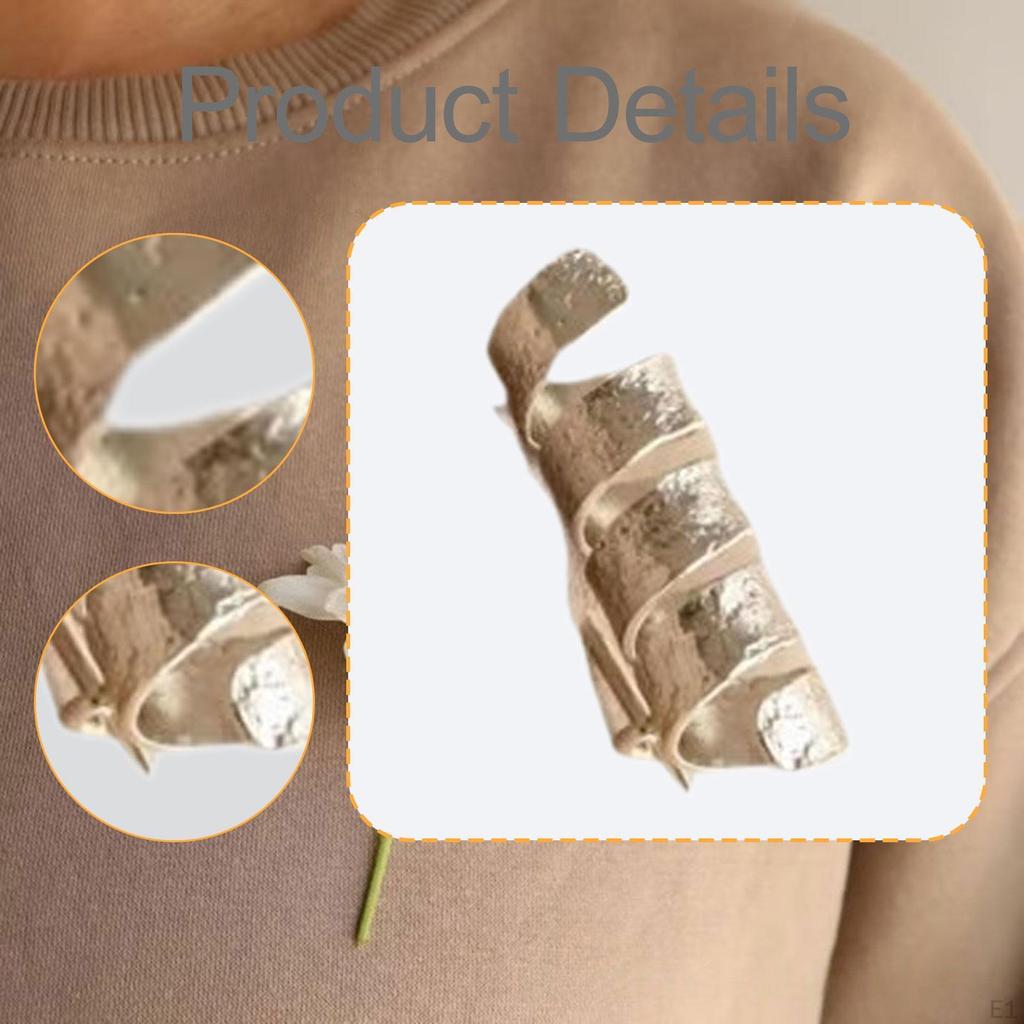 Spiral Brooch Pin Versatile Gifts Banquet Clothes Accessories for Party Wedding