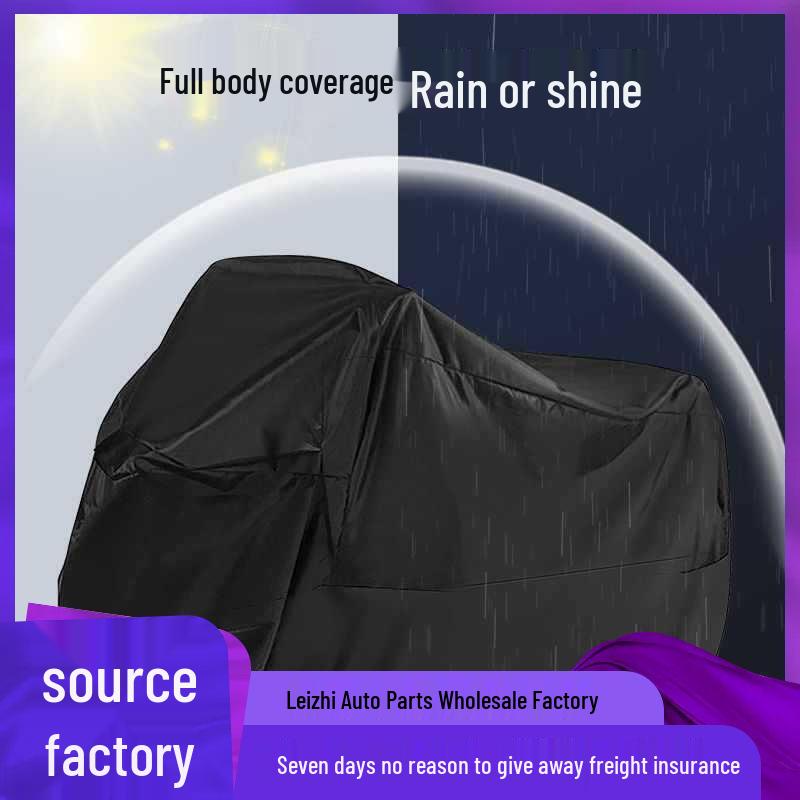 Harley-Davidson Motorcycle Cover: Fits Fat Boy 883, Street 750, Road King Glider 1200 - Dust & Rain Protection