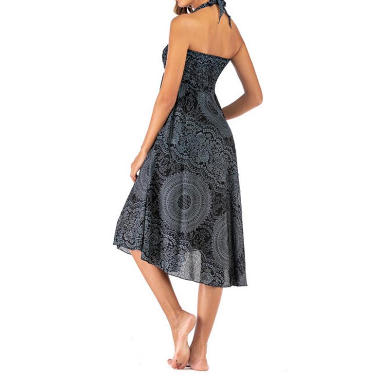 Bohemian Cross-Border Beach Dress: Thai-European-American Style, Two-Wear with Large Hem