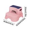 Step Stools For Kids Potty Steps For Toddler Stepping Chair Disassemble Non-slip Foot Mat Design Handrail Stool For Kitchen Bath