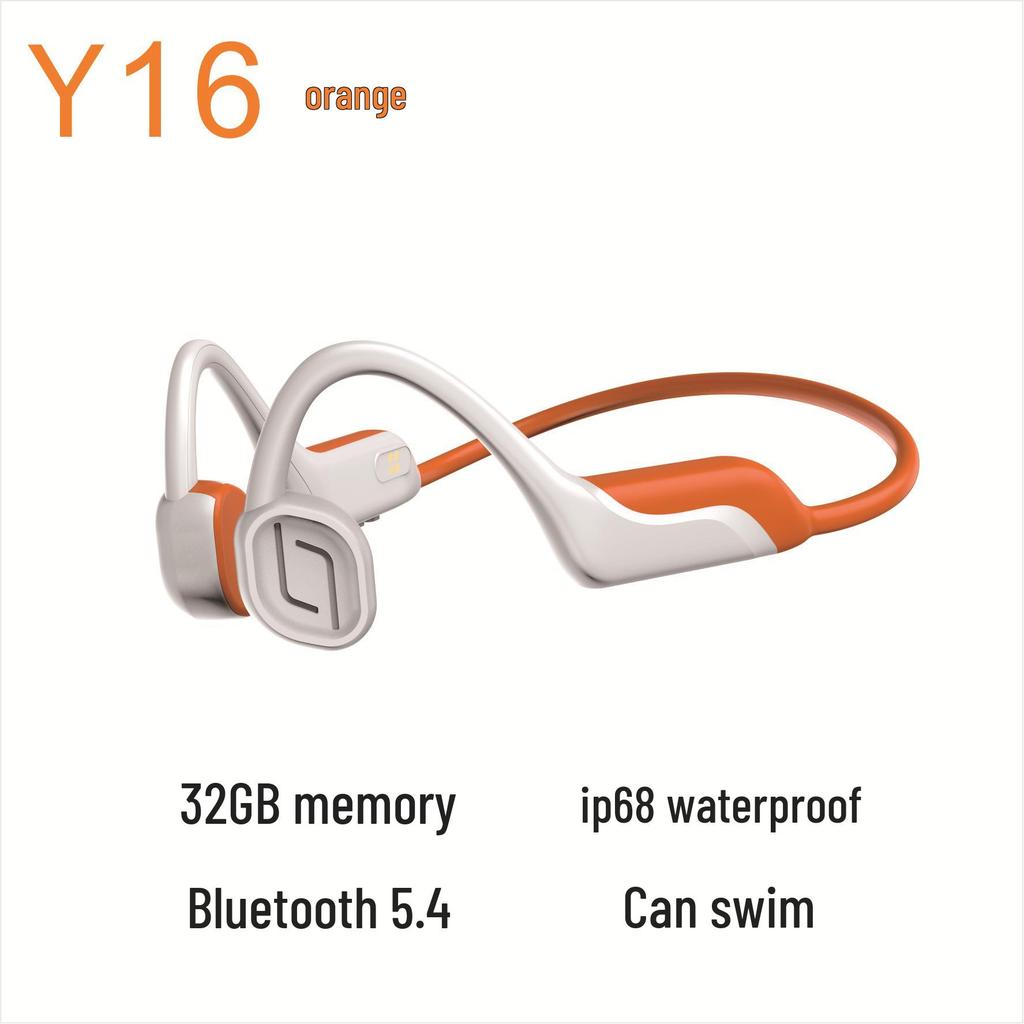 Waterproof Bone Conduction Bluetooth Sports Headset - MP3, Wireless, for Swimming and Running Training