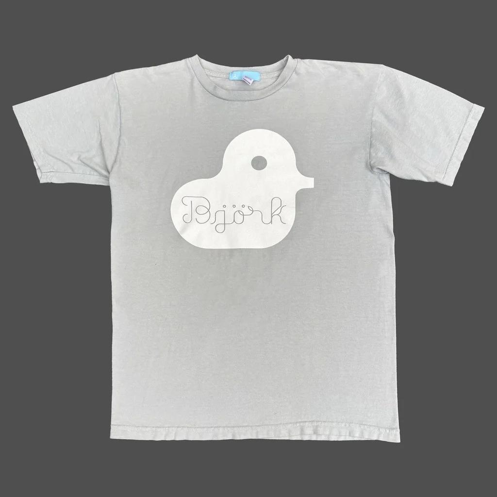 Bjork 2002 Vintage Vespertine Y2k Rare Rubber Duck Band Concert Tour Unisex T-Shirt