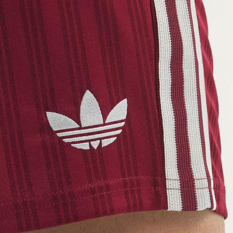 adidas Spain Originals Shorts Team Coll Burgundy Men Bottoms Red JZ2257