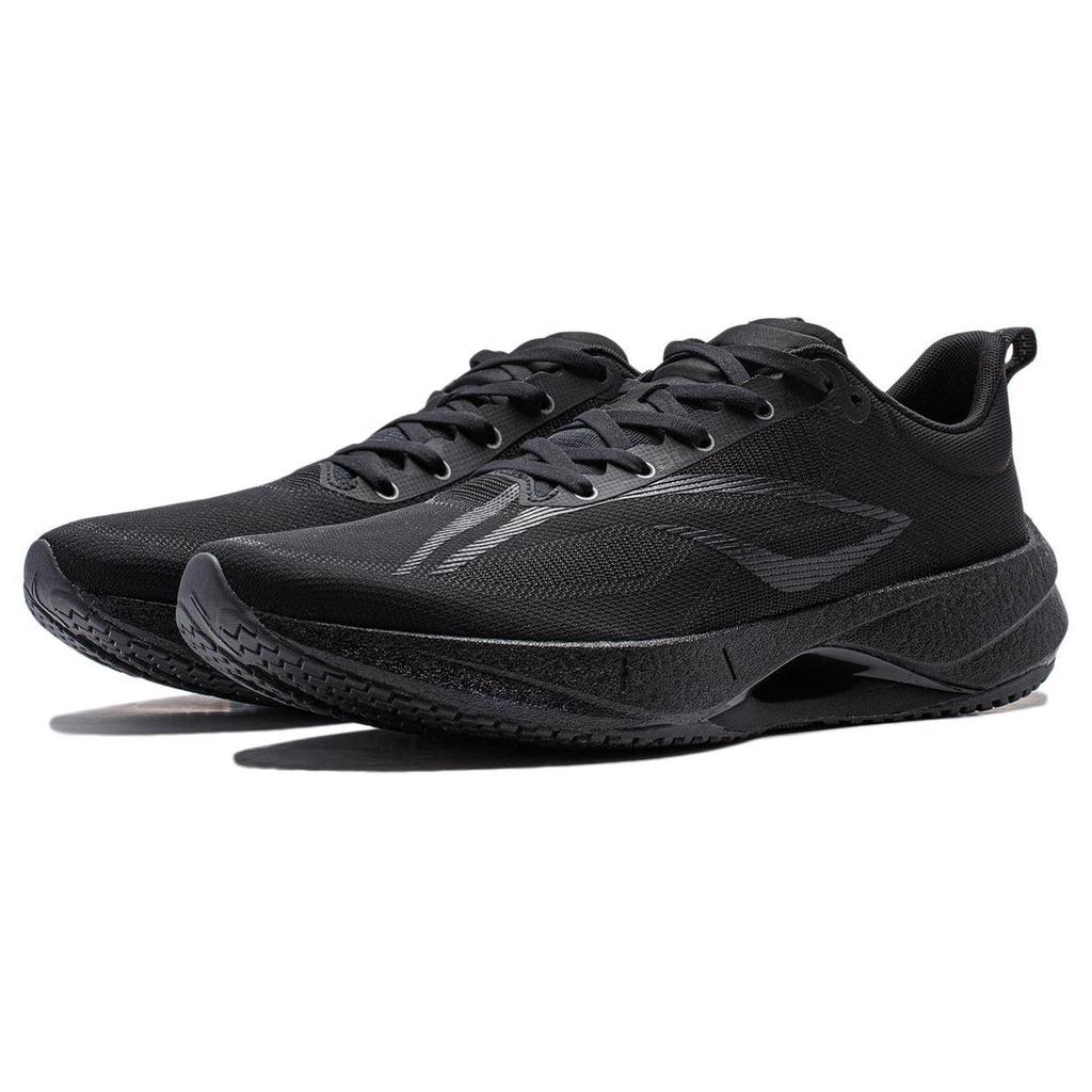 Li Ning Super Light 21 Cushioning Slip Resistant Abrasion Resistant Breathable Low top Running Shoes Men's Black ARBU001-3