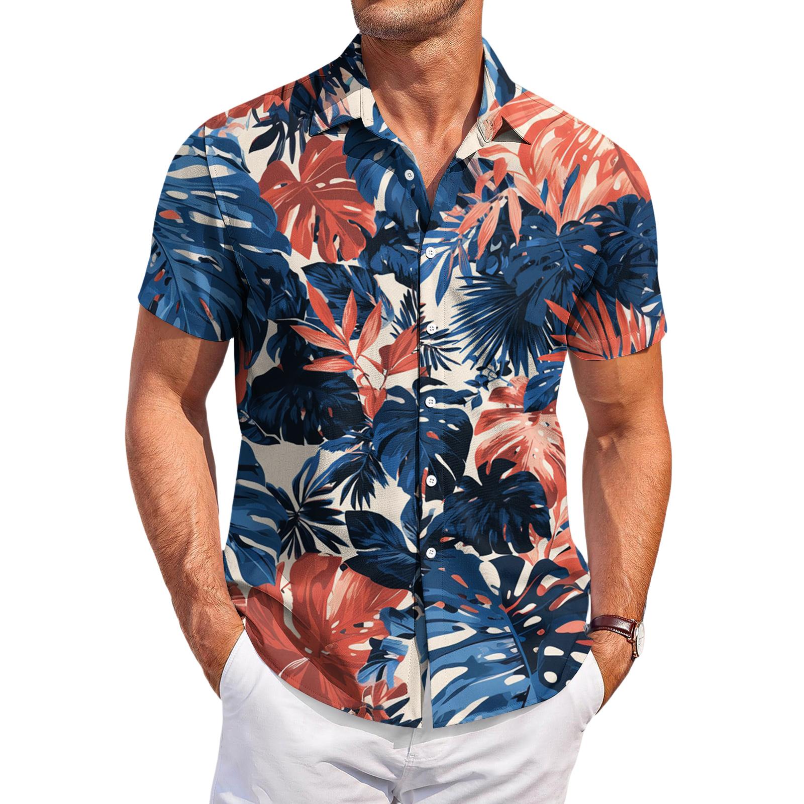 

Men s Casual Short-Sleeve Shirt XL