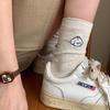 Cartoon Cute Idea Yarn Embroidered Socks Mid-Tube Socks 24 New Niche Piles Of Socks
