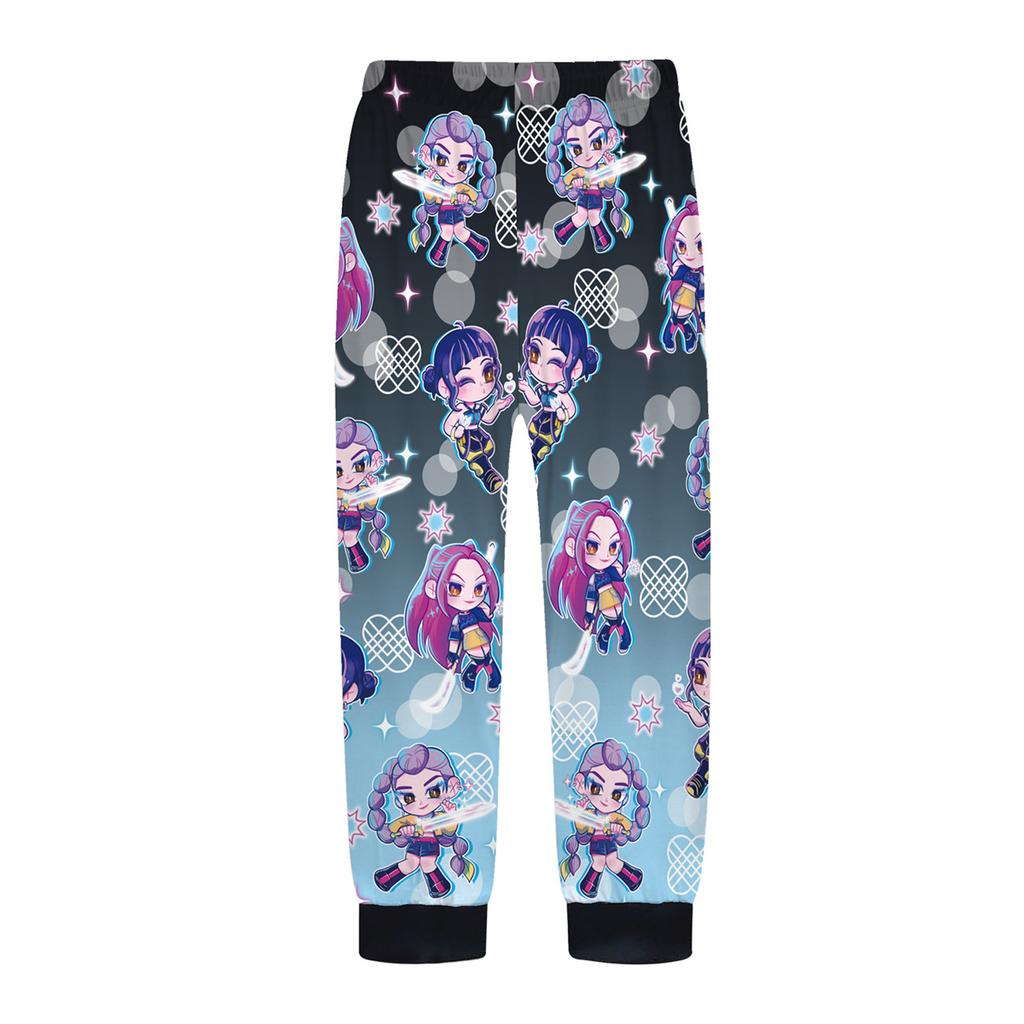 Barnemote Dressskjørt Rund Hals Langermet Topp Bukser