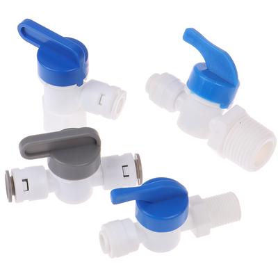 1/4" Küresel Vana Hat İçi Musluk Hızlı Bağlantı İtmeli Fit Ro Su Ters Osmoz