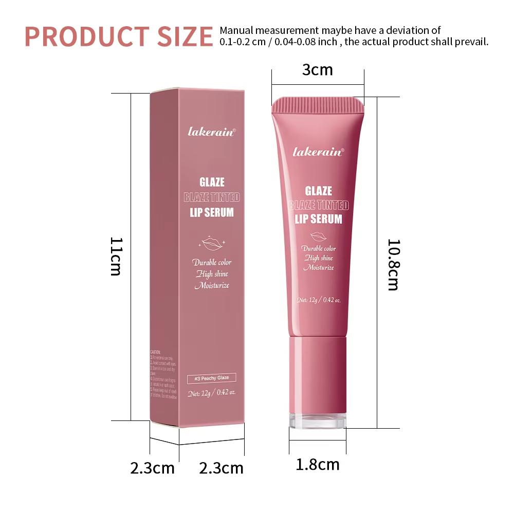 Lip Gloss Glowy Balm Tinted Lip Moisturizer Repairing Nourishing Lip Tinting Glow Liquid Lip Gel Hydrating Lips Care