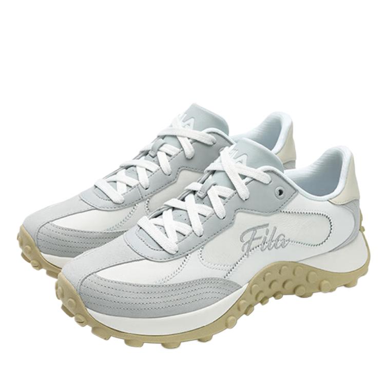 New FILA Abrasion-Resistant Low-Top Casual Shoes Men's Violet Gray F12M513207FGB