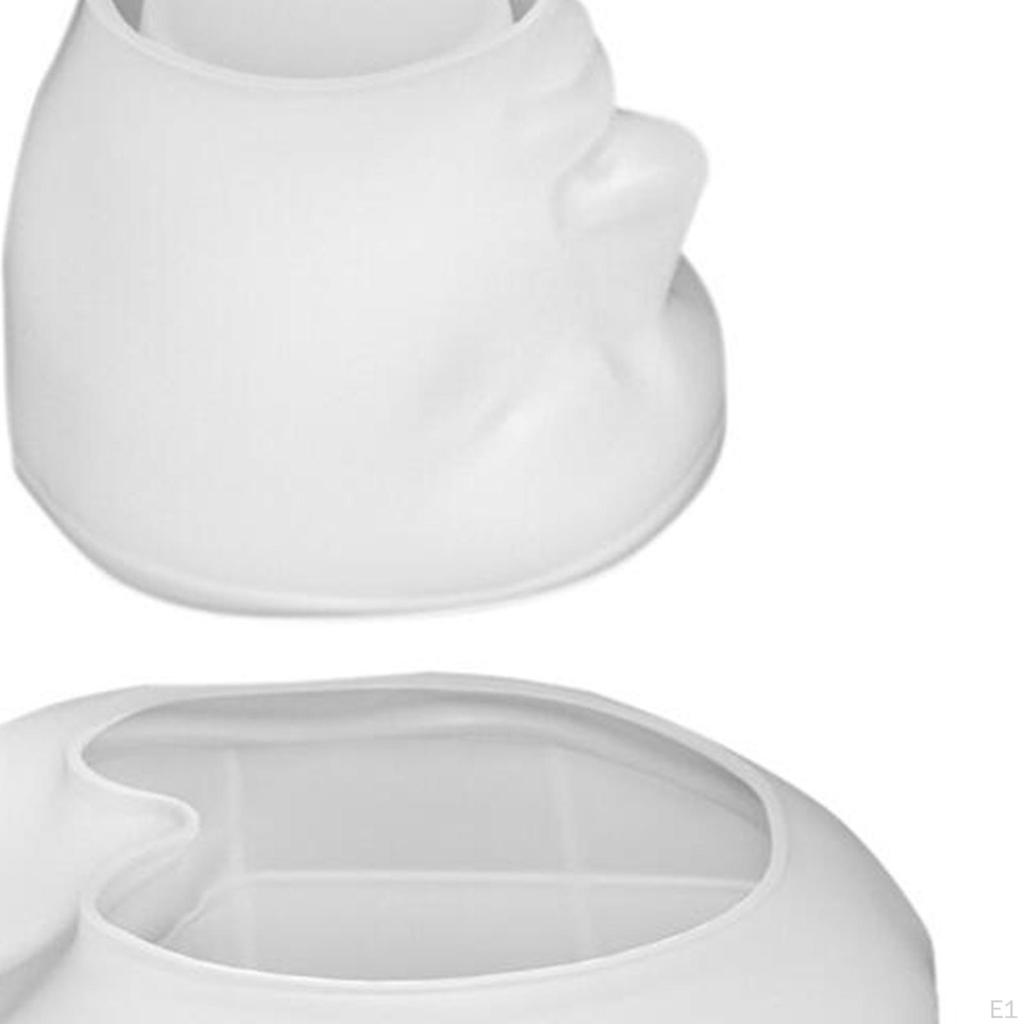 2Pcs Gesicht Kerze Modelle Container Handgemachte Silikon Casting Ornamente Sterben