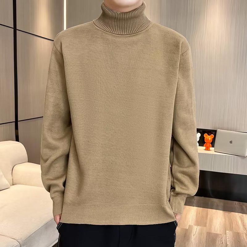Men's Trendy High Collar Sweater for Autumn/Winter 2023