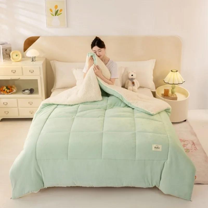 

2025 Новое принтованное Класс А Флис Снежинка Флис Ягненка Зимнее Одеяло-Наполнитель Флис Фарли Одеяло Утолщенное и Теплое 150x200cm 2.5kg