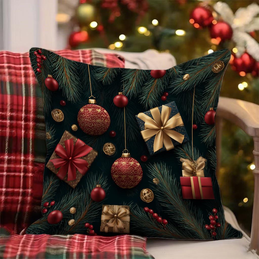 Christmas-Themed Pillow Coverssuitable For Sofa Car Bedroom Decorative Cushion Cover Pillow Cover