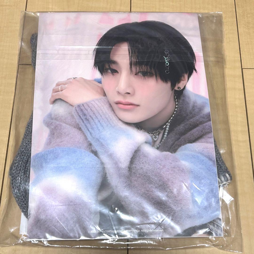 

[USED] Stray Kids Official Fan Meeting Beanie Knit Hat with Poster (Ien)