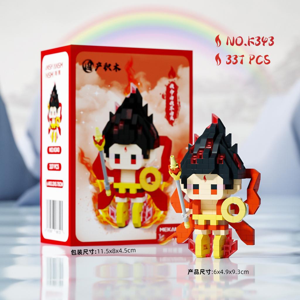Nezha for Kids Mini Diy Building Block Toys for Children Bricks Blocks for Adults Constructor Micro Bricks Construction Set Gift