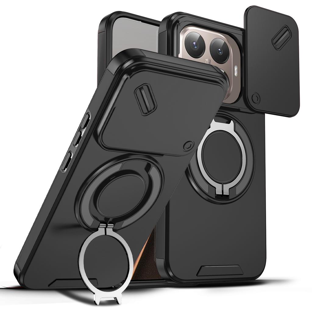 Phone Case for Xiaomi 15T Pro 5G 14T Xiaomi15t Xiao Mi 15t Mi15t Dual Layer Ring Stand Phone Back Cover