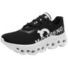 Thick Soled Raised Round Head Canvas Sports and Leisure Shoes with Versatile Design, Anti Slip and Breathable Board Shoes