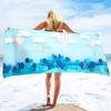 Summer Letter Printing Adult Oversized Quick Dry Beach Towel Women Sand Free Summer Beach Towel Men Microfiber Pool Towels