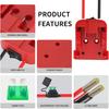 NEW with Switch Fuse 12AWG For Milwaukee 18V Battery Adapter Power Wheels Adapter Wire 30A Fuses Source for Rc Car Toys Robotics