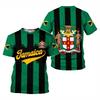 New Design Jamaica T-shirt Men Hot Sale Summer O'neck T Shirts Kids Loose Short Sleeves Tshirt Tops Sports Fitness Tee Shirt