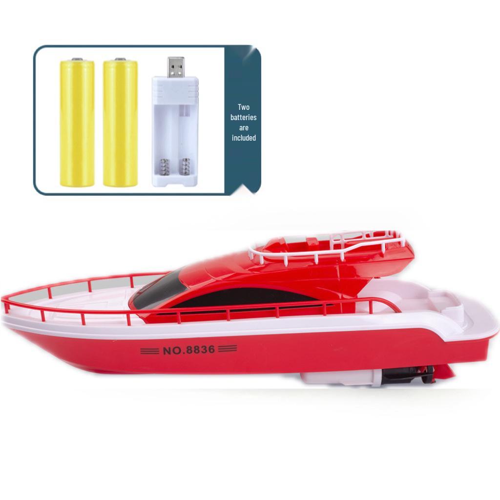 

Детская электрическая игрушка-катер: Готовая к воде модель яхты для веселья во время купания