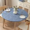 Protiskluzový voděodolný kulatý ubrus: Elastický, Olejivzdorný, Žáruvzdorný, Nemačkavý ubrus na jídelní stoly.