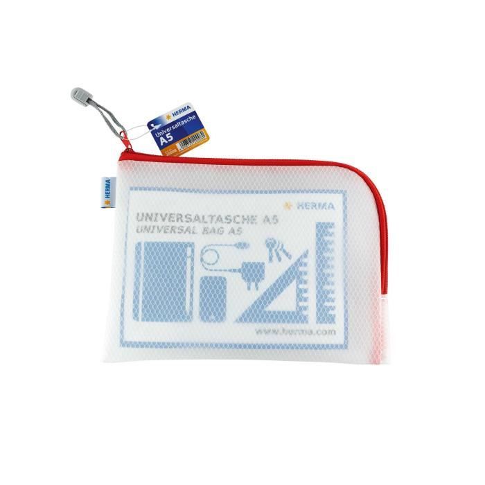 Bac à stylos - HERMA - 20008 - Rouge - EVA - Zippée