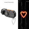 Lishi Mountain Bike Heart Creative Tail Light
