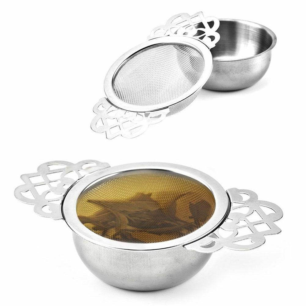 Filtro Per Infusore Da Tè In Acciaio Inox 304 – 5,3x3,1 Cm, Con Coperchio Apribile, Per Foglie Di Tè E Caffè, Riutilizzabile