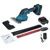 2-in-1 Grass Shear & Shrubbery Trimmer 21V Handheld Electric Hedge Trimmer & Grass Trimmer Shrub Tri