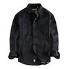 Men's Retro Khaki Workwear Shirt Jacket with 3D Pockets - Spring/Autumn Trend