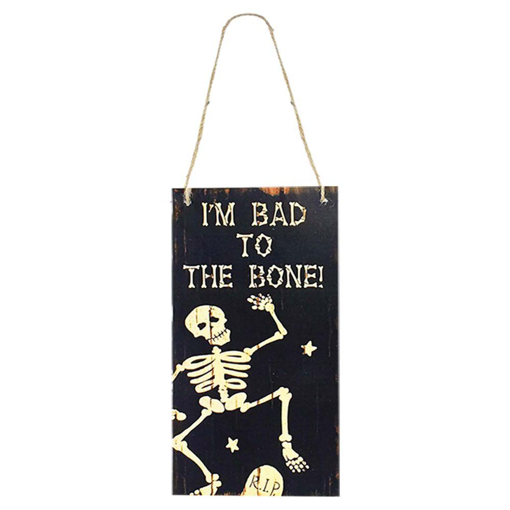 Pendant Pumpkin For Home Door Wall Halloween Decoration Wooden Plaque Wood Sign Hanging Ornament