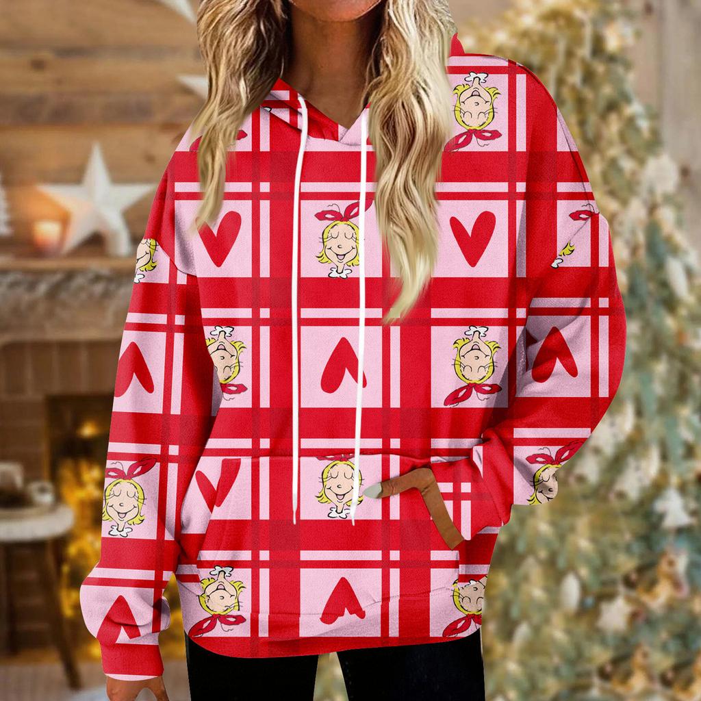 Hoodies For Women Oversized Winter Plush Cute Sweatshirts Pullover Trendy Fall Winter Clothes