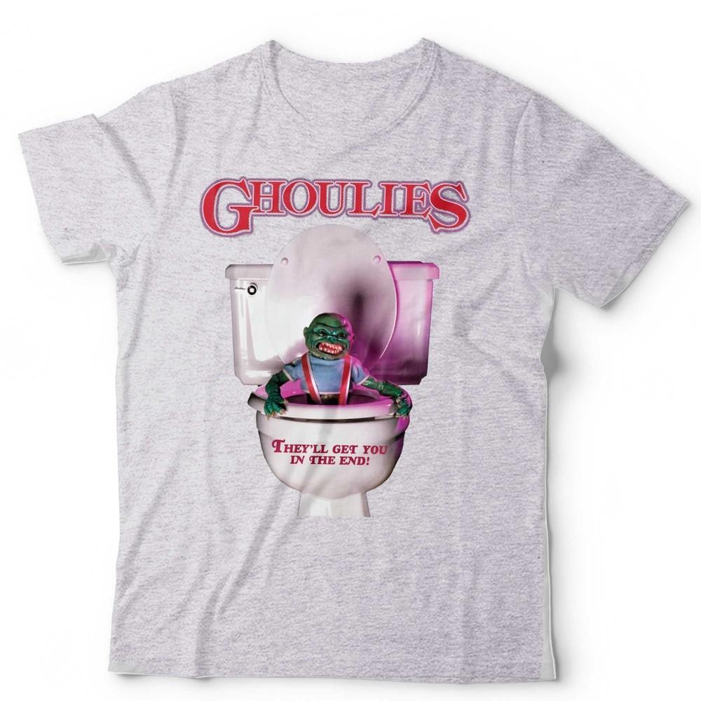 T-shirt Ghoulies Film Horror Cult Classico Anni '80 Maglietta Retrò Divertente Halloween